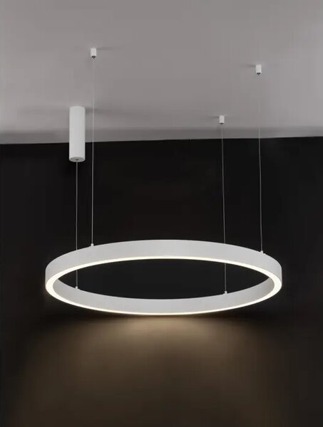 Viseča LED svetilka STING 60W/3000K/3389lm/DIMM/IP20/BELA NL9558606