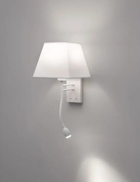 STENSKA SVETILKA VALENCIA LED & E27 3W/3000K/190lm/IP20/BELA NL8127401