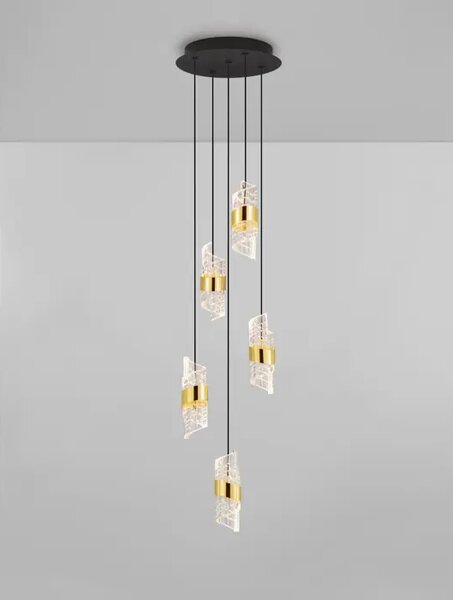 Viseča LED svetilka SENECA/3000K/41W/3355Lm/ČRNA NL9186939