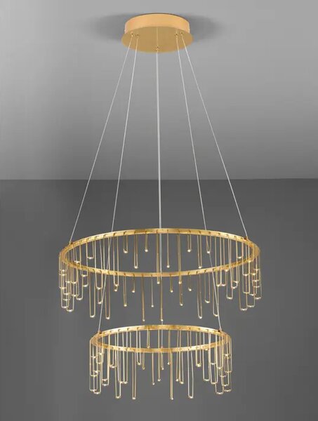 VISEČA LED SVETILKA STELLAR /3000K/41W/3317Lm/ZLATA NL9186968