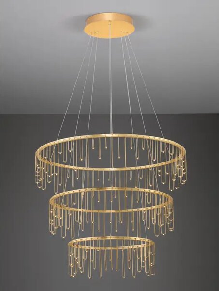 VISEČA LED SVETILKA STELLAR/3000K/72W/5866Lm/ZLATA NL9186970