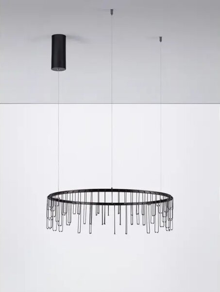 VISEČA LED SVETILKA STELLAR/3000K/26W/1981Lm/ČRNA NL9186975