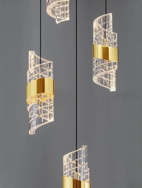 Viseča LED svetilka SENECA/3000K/41W/3355Lm/ČRNA NL9186939