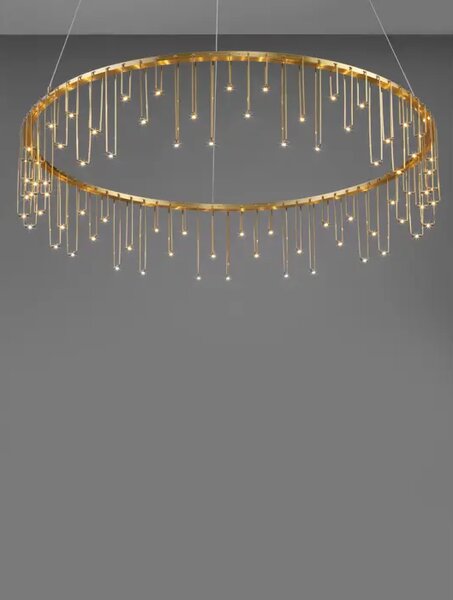 VISEČA LED SVETILKA STELLAR/3000K/31W/2562Lm/ZLATA NL9186976
