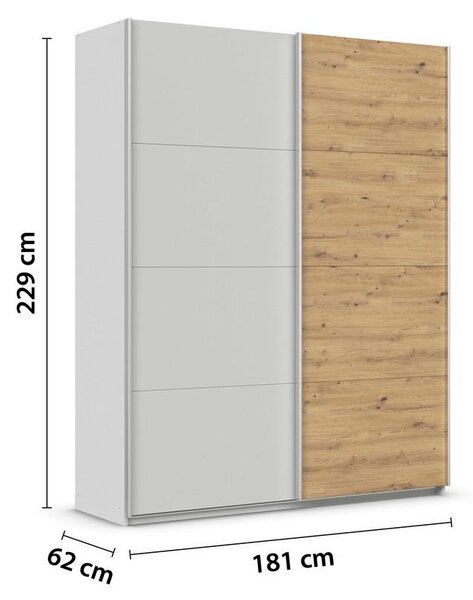 Modern Living Omara Z Drsnimi Vrati Feldkirch, Svetlo Siva