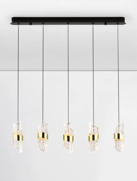 Viseča LED svetilka SENECA/3000K/41W/3355Lm/ ZLATA NL9186940
