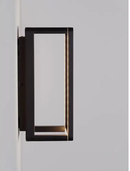 STENSKA SVETILKA VEL LED 3000K 244lm IP65 ČRNA NL9030570