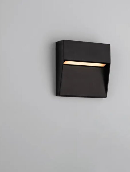 STENSKA SVETILKA RAY LED 3000K 159lm IP65 ČRNA NL9030840