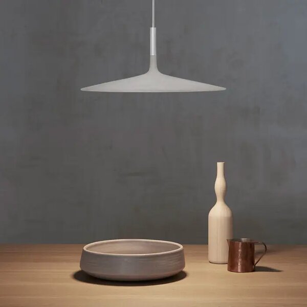 FOSCARINI APLOMB VELIKA VISEČA SVETILKA BELA FN195017_10