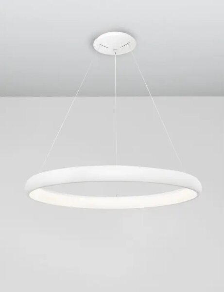 VISEČA LED SVETILKA ALBI 52W/3000K/2685lm/DIMM/IP20/BELA NL8105601 D