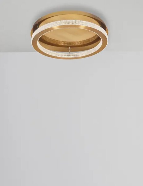 STROPNA SVETILKA FIORE LED 40W/3000K/2139lm/DIMM/IP20/ ZLATA NL9285420