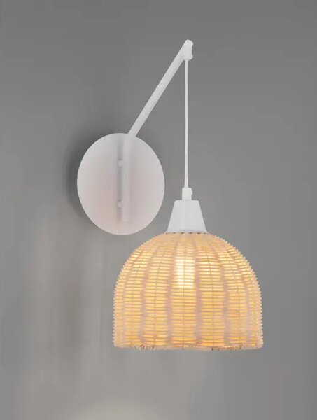 STENSKA SVETILKA FADO E27/12W/NATURAL & BELA NL9586531