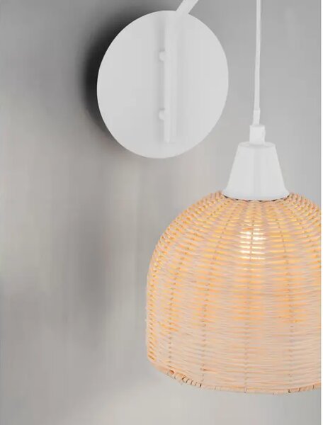 STENSKA SVETILKA FADO E27/12W/NATURAL & BELA NL9586531