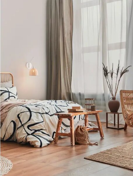 STENSKA SVETILKA FADO E27/12W/NATURAL & BELA NL9586531