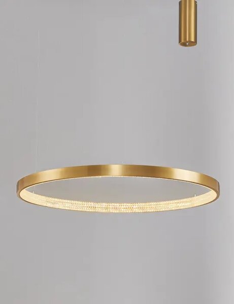 VISEČA LED SVETILKA PRESTON 49W/3000K/2727lm/DIMM/IP20/ANTIČNO ZLATA NL9285801
