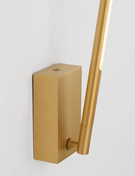 STENSKA SVETILKA RACCIO LED 6W/3000K/426lm/IP20/MEDENINSKO ZLATA NL9180711