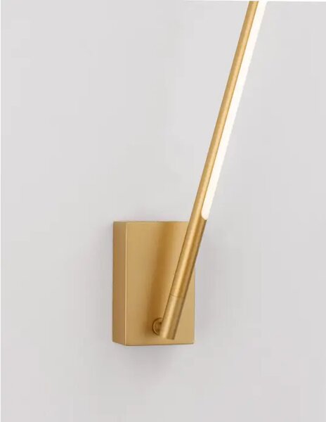 STENSKA SVETILKA RACCIO LED 6W/3000K/426lm/IP20/MEDENINSKO ZLATA NL9180711