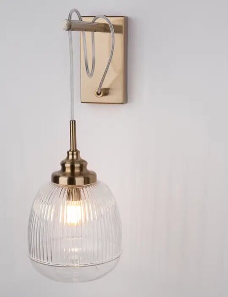 STENSKA SVETILKA MOND E14 /IP20/ SATEN ZLATA NL9738200