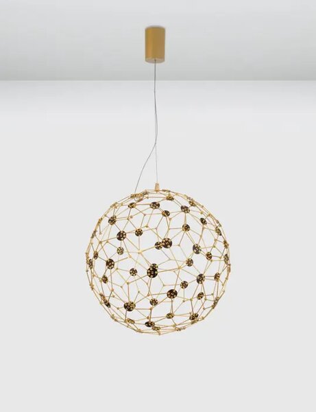 VISEČA LED SOLNA SVETILKA 21W/3000K/2403lm/IP20/ZLATA NL9186002