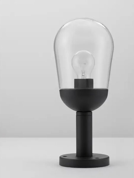 OMIKA ZUNANJA TALNA SVETILKA E27 12W/IP54/TEMNO SIVA NL9060195
