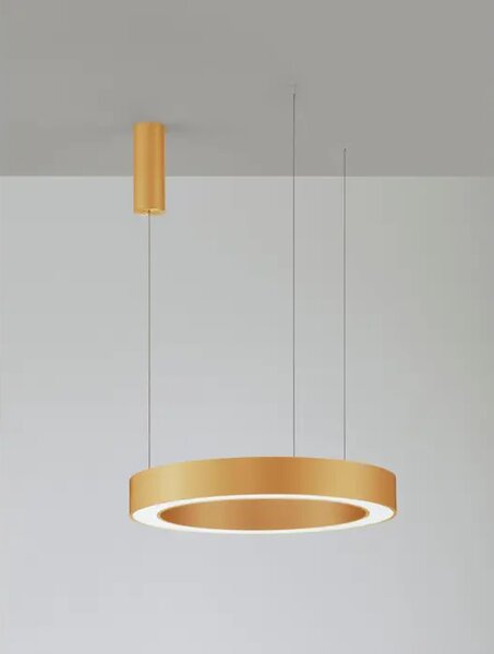 VISEČA LED SVETILKA MORBIDO 48W/2700-4000K/3268lm/DIMM/IP20/MEDENINSKO ZLATA NL9345640