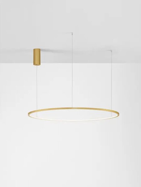 VISEČA LED SVETILKA TARQUIN 59W/3000K/2144lm/DIMM/IP20/MEDENINSKO ZLATA NL9345610