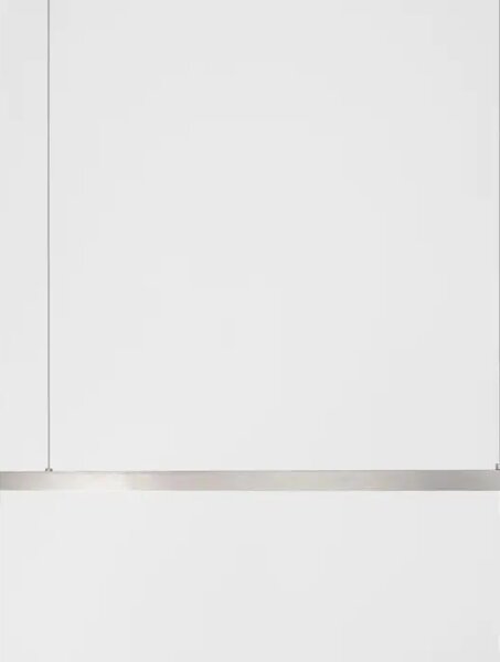 VISEČA LED SVETILKA TARQUIN 59W/3000K/2144lm/DIMM/IP20/BRUŠENO SREBRNA NL9345611