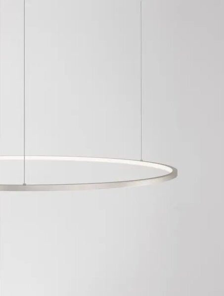 VISEČA LED SVETILKA TARQUIN 59W/3000K/2144lm/DIMM/IP20/BRUŠENO SREBRNA NL9345611