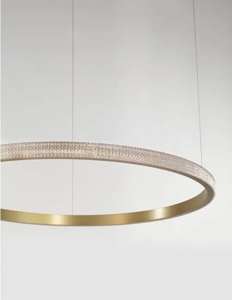 VISEČA LED SVETILKA ORLANDO 30W/3000K/1650lm/IP20/ANTIČNA MEDENINA NL86016802
