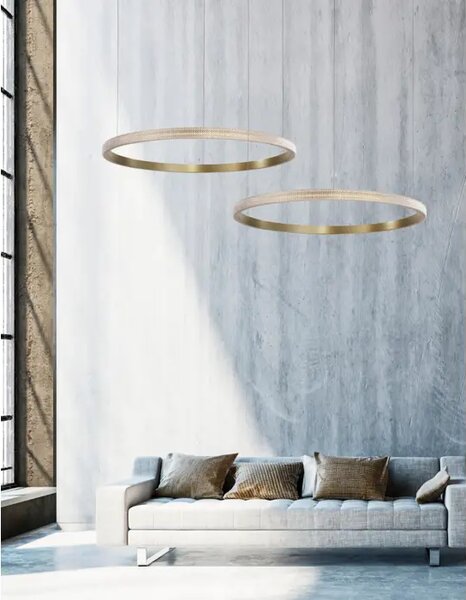 VISEČA LED SVETILKA ORLANDO 30W/3000K/1650lm/IP20/ANTIČNA MEDENINA NL86016802