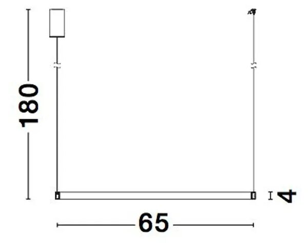 VISEČA LED SVETILKA ORLANDO 23W/3000K/1265lm/IP20/ANTIČNA MEDENINA NL86016803