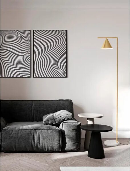 TALNA SVETILKA SWAY E27 /IP20/ MEDENINASTA V BELI BARVI NL9501236