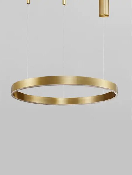 Viseča LED svetilka z motivom 40W/2700-6000K/2943lm/DIMM/IP20/ ZLATA MEDENINA NL9530206