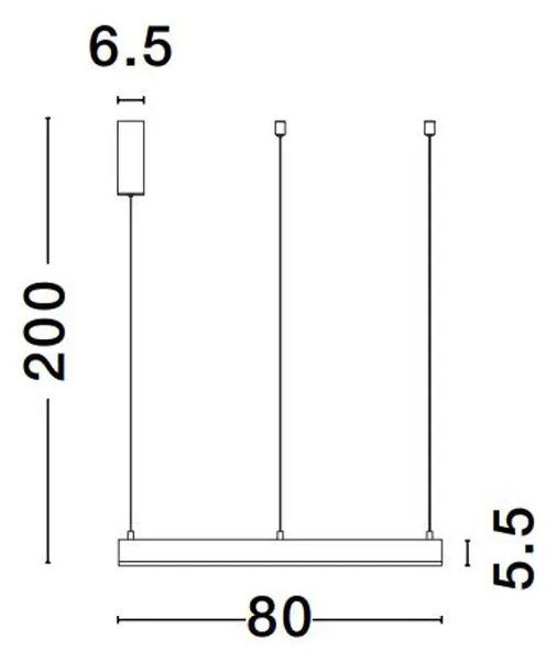 Viseča LED svetilka z motivom 50W/2700-6000K/3684lm/DIMM/IP20/ ZLATA MEDENINA NL9530207