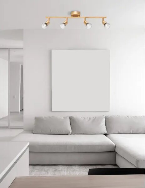 LUP REFLEKTOR GU10 IP20/SATENASTO ZLATO 4X NL960004