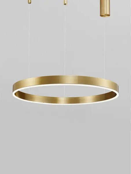 Viseča LED svetilka z motivom 40W/2700-6000K/2943lm/DIMM/IP20/ ZLATA MEDENINA NL9530206