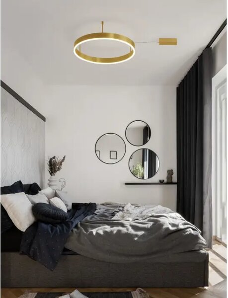 STROPNA SVETILKA Z LED MOTIVOM 46W/3000K/3700lm/DIMM/IP20/MEDENINA NL9063600