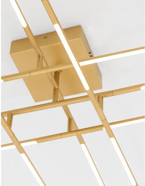 LED STROPNA SVETILKA RACCIO 50W/3000K/2438lm/DIMM/IP20/ ZLATA MEDENINA NL9180713