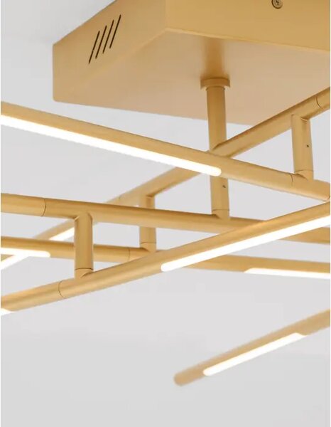 LED STROPNA SVETILKA RACCIO 50W/3000K/2438lm/DIMM/IP20/ ZLATA MEDENINA NL9180713