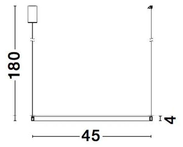 VISEČA LED SVETILKA ORLANDO 18W 3000K 102 0lm/IP20/ANTIČNA MEDENINA NL86016804