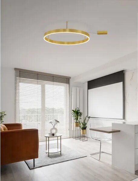 STROPNA SVETILKA Z LED MOTIVOM 50W/3000K/4166lm/DIMM/IP20/MEDENINA NL9063603