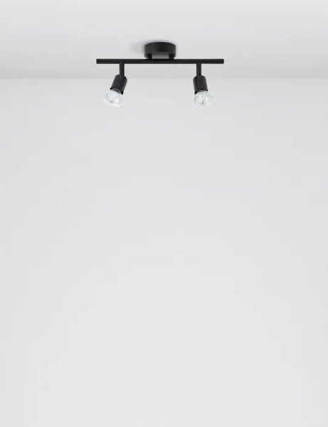 LUP REFLEKTOR GU10 IP20/SATENASTO ČRNA 2X NL960006