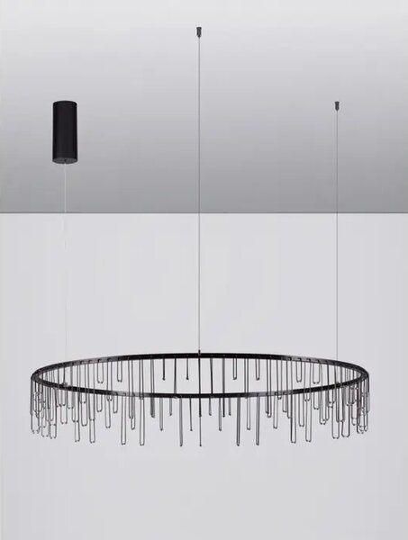 VISEČA LED SVETILKA STELLAR/3000K/36W/3073Lm/ČRNA NL9186979