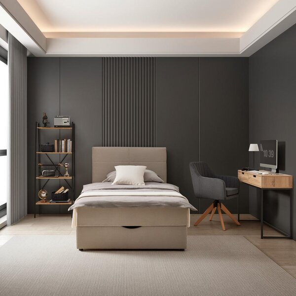 Bessagi Home Postelja Z Vzmetnico Ace, Bež, 120x200