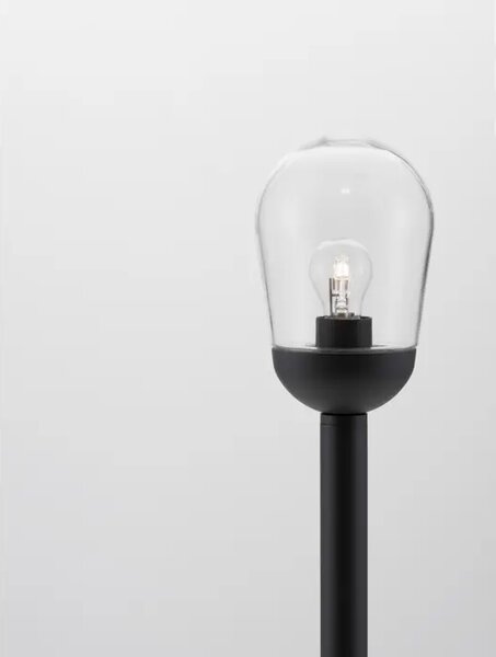 OMIKA ZUNANJA TALNA SVETILKA E27 12W/IP54/TEMNO SIVA NL9060196