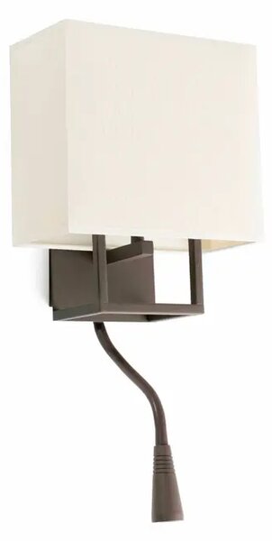 RDEČA STENSKA SVETILKA VESPER Z LED ŽARNICA READER 1 X E14 20W FR29983
