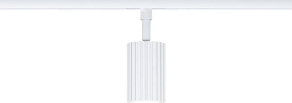 Paulmann URail tirni reflektor Lirena, bel, Ø 6 cm, GU10, zatemnjen, Bela, Dnevna soba / jedilnica, Kovina, Sodobni