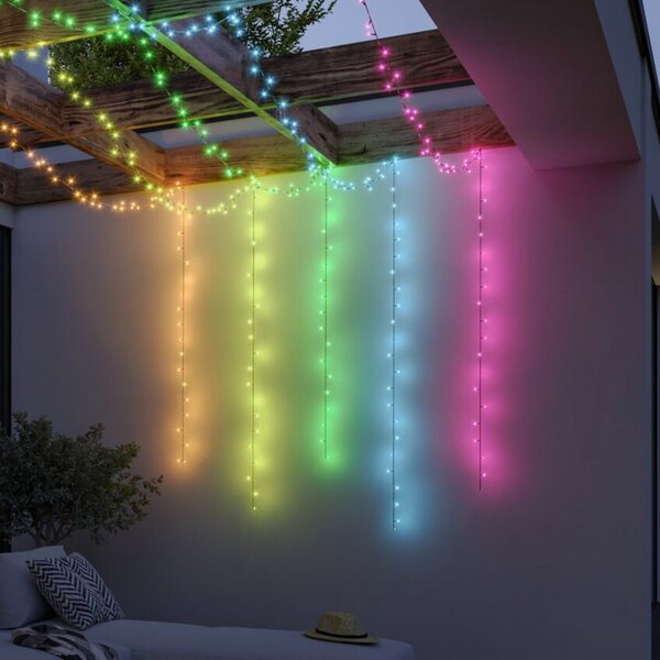 Paulmann Plug & Shine Smart svetlobna veriga Yuna 5 m RGB, črna, zatemnjen, Črna, Plastika, Sodobni