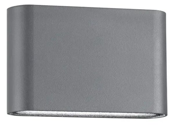 SOHO ZUNANJA STENSKA SVETILKA LED 2x5W/3000K/800lm/IP54/TEMNO SIVA NL740404