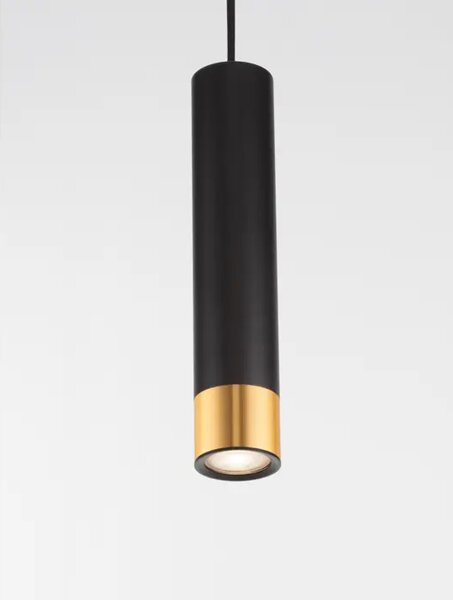 VISEČA SVETILKA PICTO ČRNA Tekstilni kabel V: 200 cm GU10 1x10 W IP20 230 V NL9911529